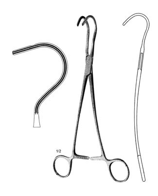 WYLIE VENA CAVA AORTA ANASTOMOSİS KLEMP 23CM